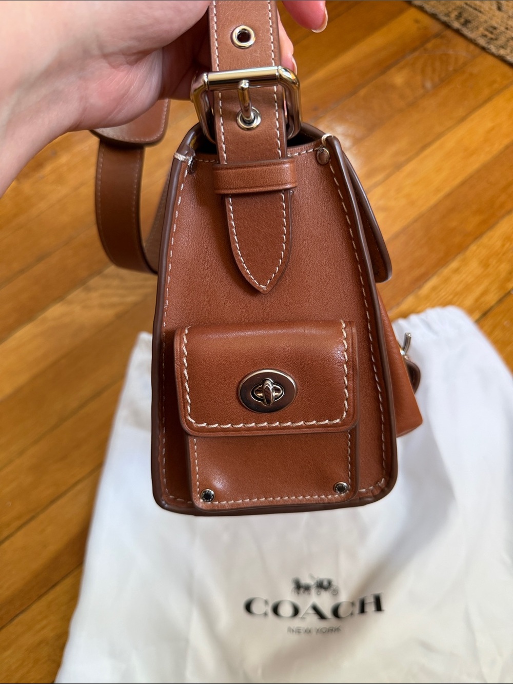 Coach Western Tabby Burnished Amber - Picture 8 of 15